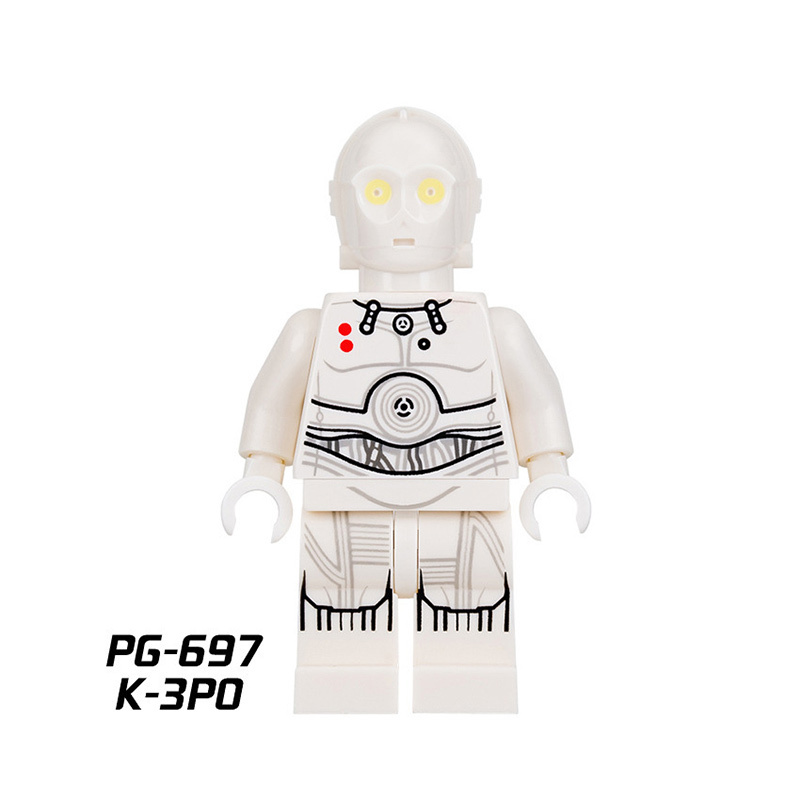 PG8071 Star Wars Yoda Clone Trooper Action Fiction Cartoon Commander of the First Legion Minifigs Building Blocks Toys Children Gifts