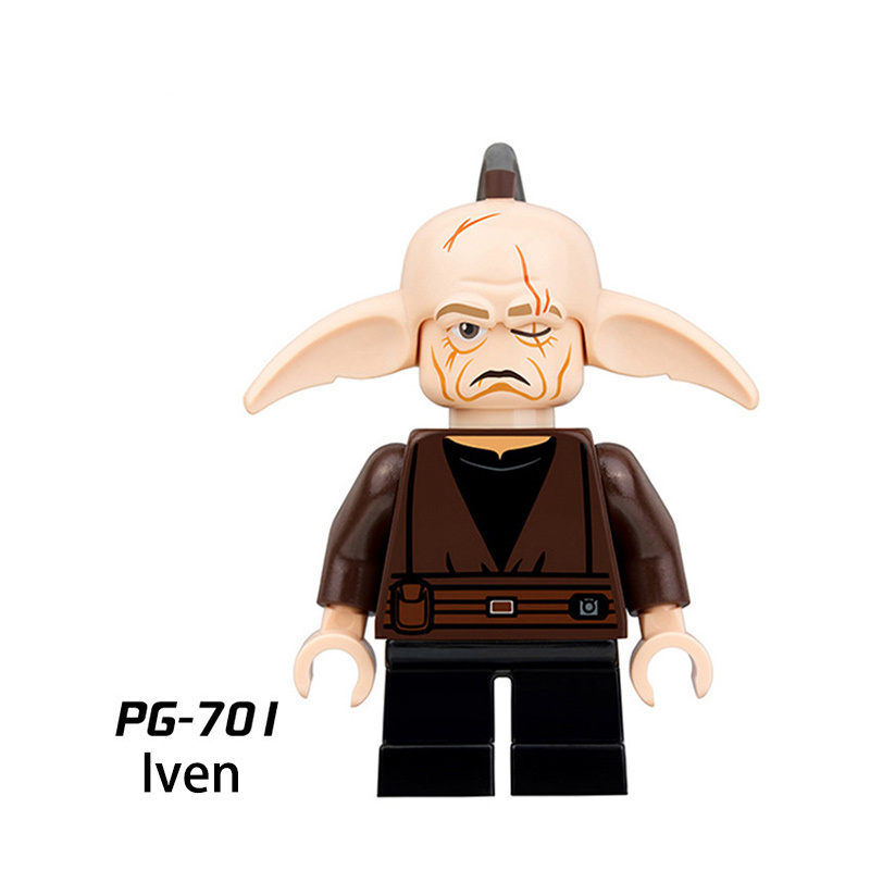 PG8071 Star Wars Yoda Clone Trooper Action Fiction Cartoon Commander of the First Legion Minifigs Building Blocks Toys Children Gifts