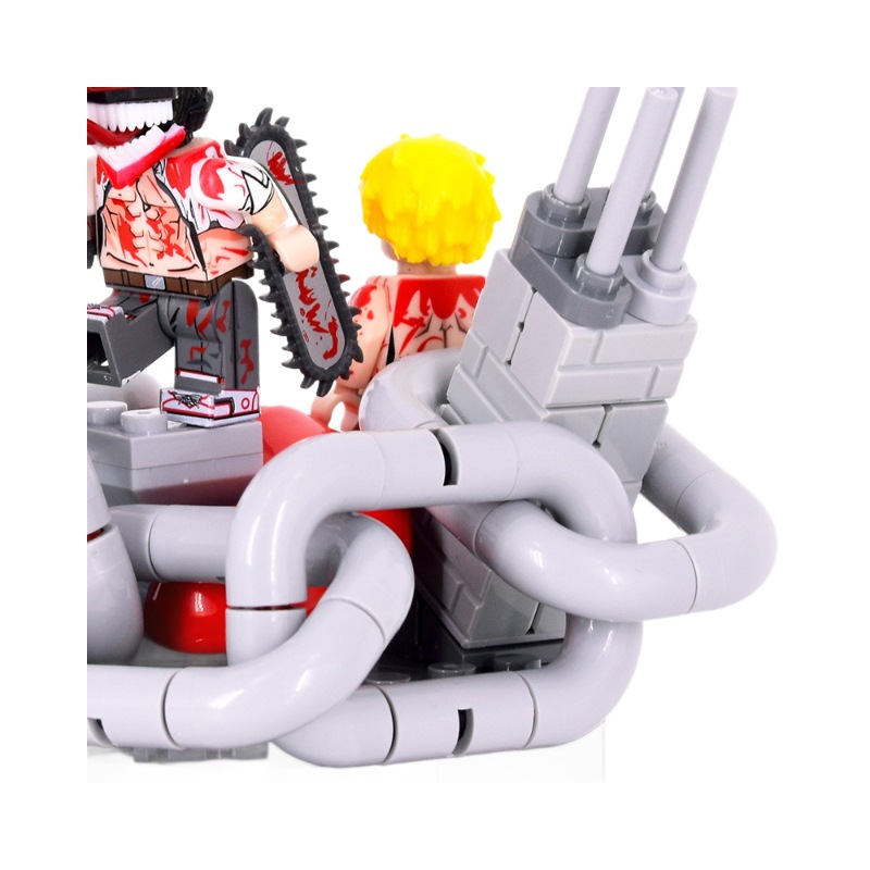 Chainsaw Man Minifigures Bricks Cartoon Action Mini Figures MOC Toys