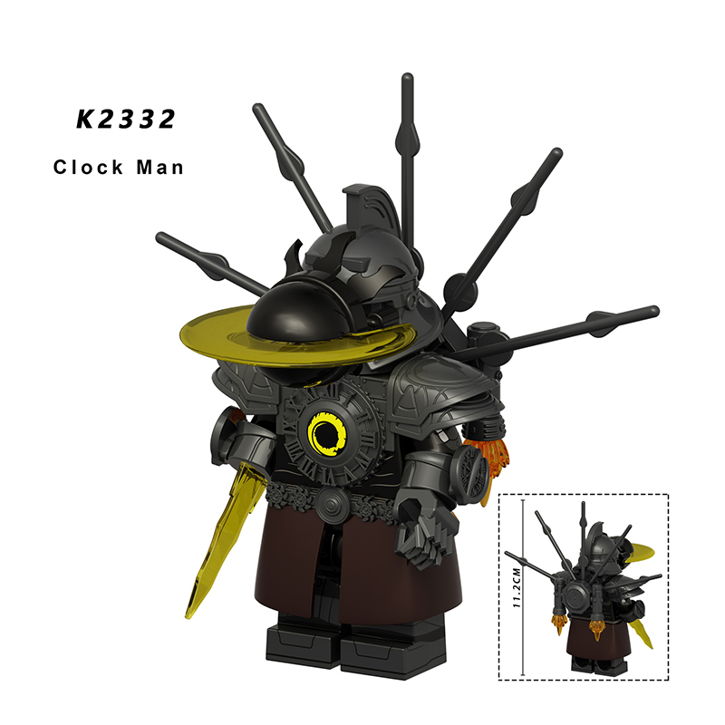 American War-damaged Titan TV Man Minifigs Bricks Kits Kids Gifts