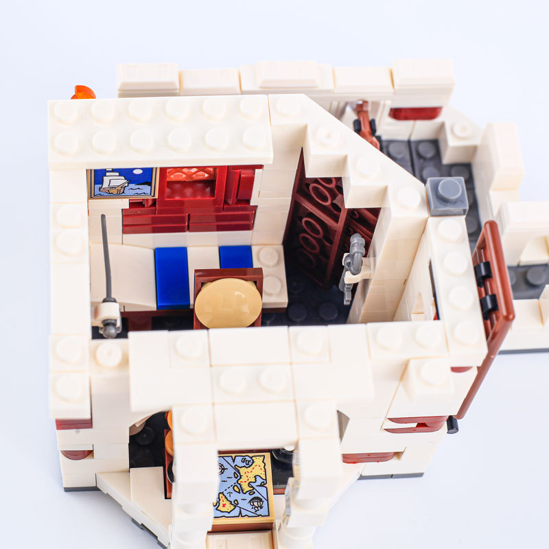 Medieval MOC Scene Building Block Gallow Pirate Ship Cage Elf Treehouse Wizard Kitchen Furniture Pool Notice Board Toy Gift
