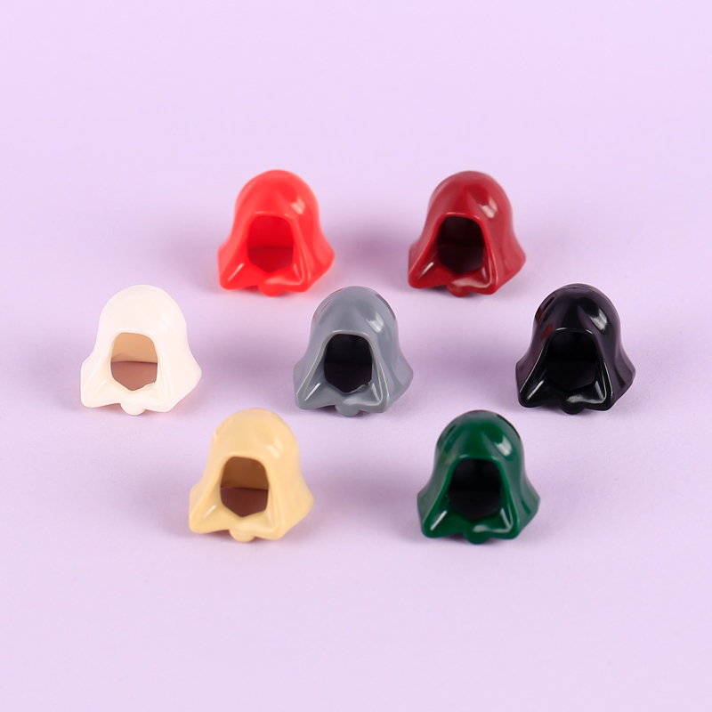 MOC City Minifigures Accessories Hood Building Blocks Hats Military Helmet Headgear Bricks Model Toys Kids Compatible with 30381