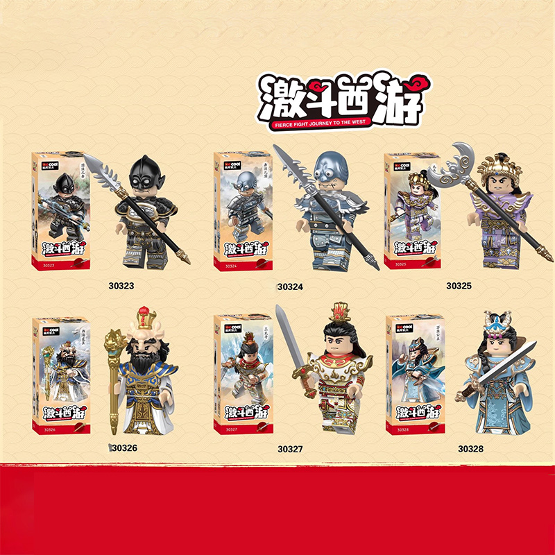 The Journey to the West Minifigs Bricks Li Jing Senior Moral Toys Boys