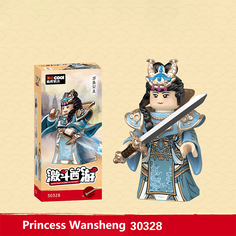 The Journey to the West Minifigs Bricks Li Jing Senior Moral Toys Boys