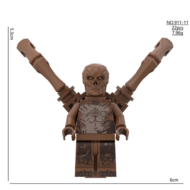 WM863 Movie Series Demogorgon Action Figures Stranger Things Minifigs Model Henderson Building Blocks Toys Children Scary Gifts