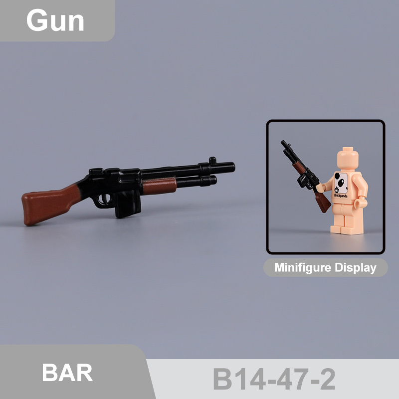 MOC City Military Kar98k Mosin-Nagant  Accessories Building Blocks Gun Weapons Lee-Enfield No.4 M4 Silenced Container Toys Boys Gift