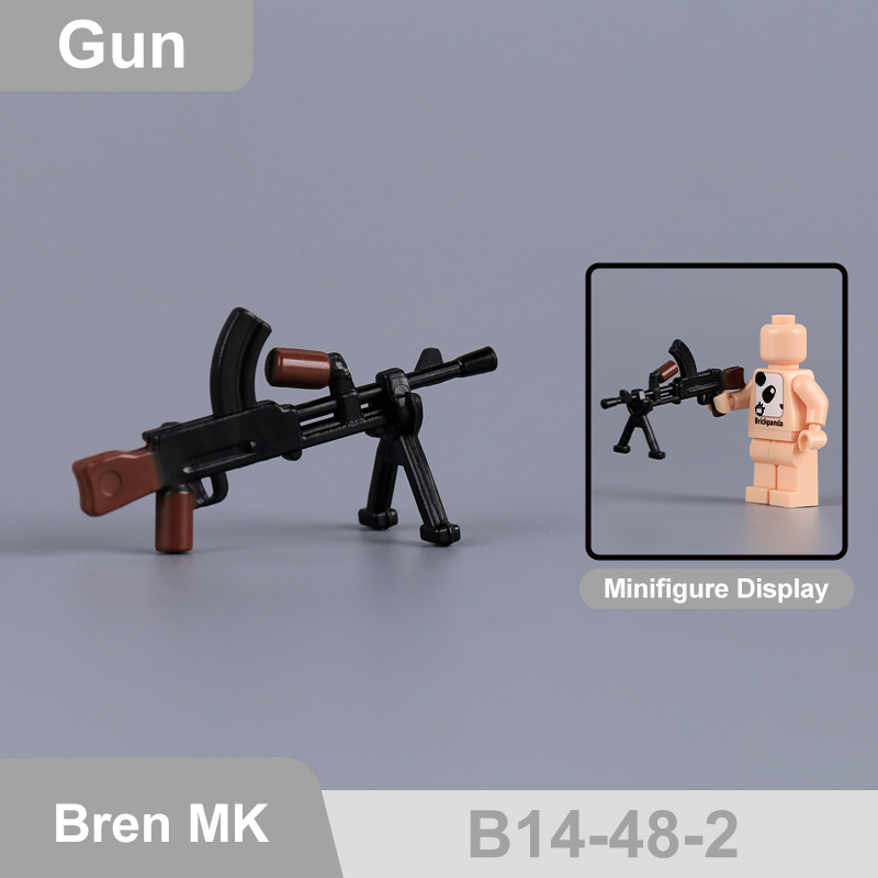 MOC City Military Kar98k Mosin-Nagant  Accessories Building Blocks Gun Weapons Lee-Enfield No.4 M4 Silenced Container Toys Boys Gift