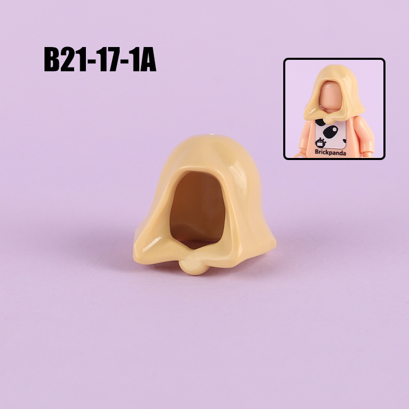 MOC City Minifigures Accessories Hood Building Blocks Hats Military Helmet Headgear Bricks Model Toys Kids Compatible with 30381
