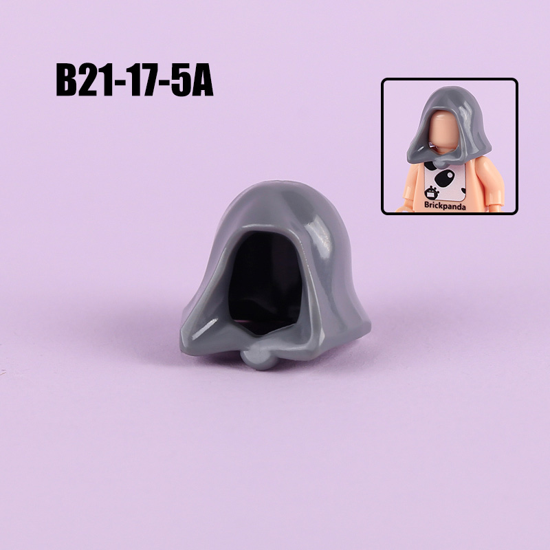 MOC City Minifigures Accessories Hood Building Blocks Hats Military Helmet Headgear Bricks Model Toys Kids Compatible with 30381
