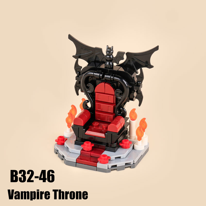 City Series Halloween Hut Minifigs Building Blocks Dog Animal Princess Skull Horse Accessories Witch Festival Toys Gifts Boys