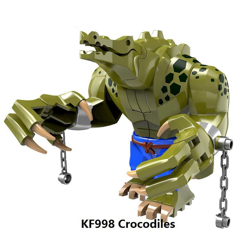 D173 Marvel Series Loki Action Figures Superhero Building Blocks DC Minifigs Crocodile Model Alligator Compatible Children Toys Gifts