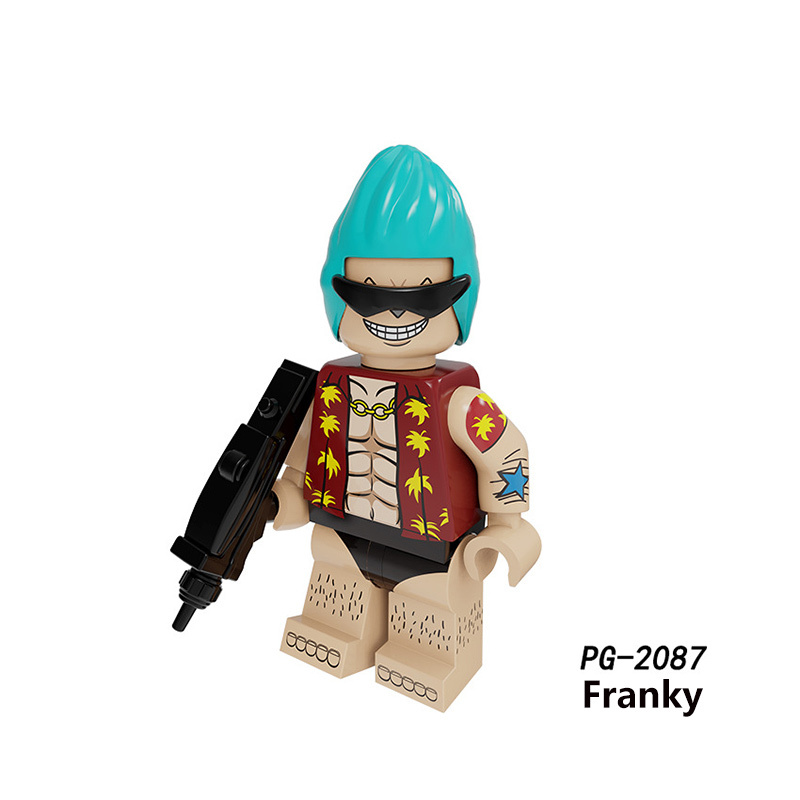 KT1013 One Piece Robin Sabo Minifig Building Blocks Brooke Ace Action Figures Cartoon Movie Model Children Toys Birthday Gifts