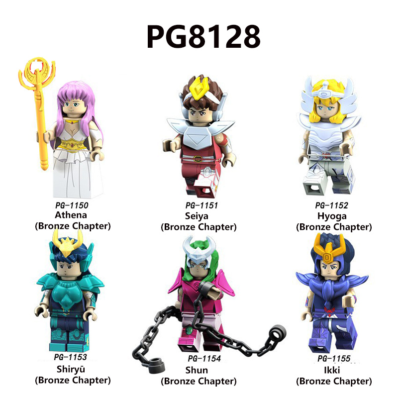 Japanese Anime the Saint Seiya Minifigs Bricks Ishida Uryuu Yamamoto