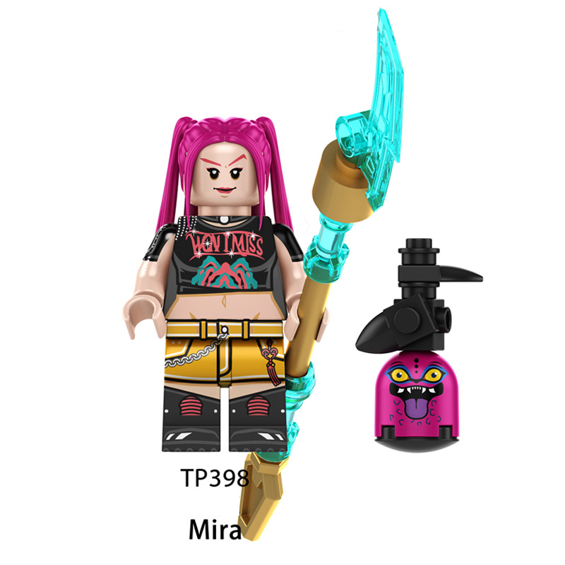 TP1049 Cartoon Butters Kpop Demon Hunters Minifigs Building Blocks Rumi Zoey Mira Action Figures Children Gifts Birthday Toys