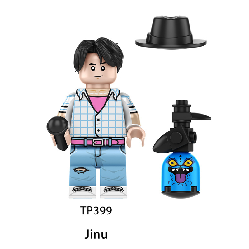 TP1049 Cartoon Butters Kpop Demon Hunters Minifigs Building Blocks Rumi Zoey Mira Action Figures Children Gifts Birthday Toys