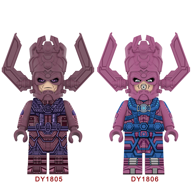 DY1805 DY1806 Movie DC Fantastic Four Mister Fantastic Minifigs Action Figure Sliver Surfer Building Blocks Annihilus Children Gifts Toys
