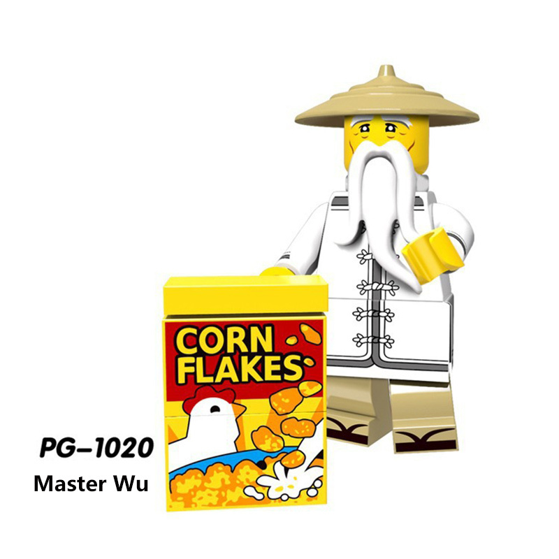 A151-158 Phantom Ninja Game Series Weapon Minifigs Building Blocks Accessories Shield Sword Lloyd Nya Smith Compatible Toys Boys