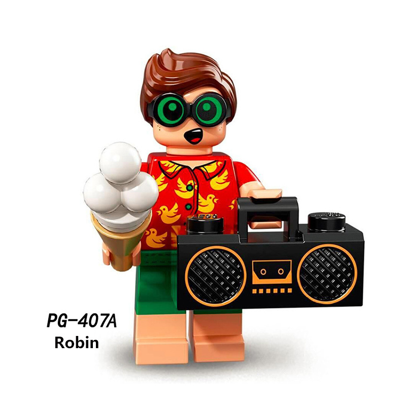 G0178 Marvel DC Joker Action Figures Building Blocks Harley Quinn Cartoon Clown Minifigs Blocks Children Toys Gifts
