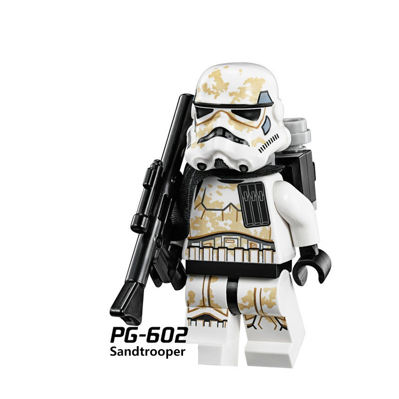 PG601-605 Star Wars Series Minifigs Building Blocks Science Fiction Clone Stormtroopers Cleanser Ahsoka Repairer Model Ameican Action Toys