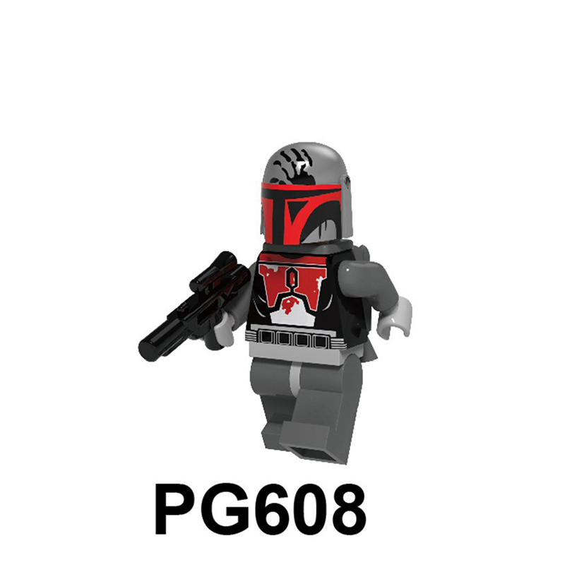PG601-605 Star Wars Series Minifigs Building Blocks Science Fiction Clone Stormtroopers Cleanser Ahsoka Repairer Model Ameican Action Toys