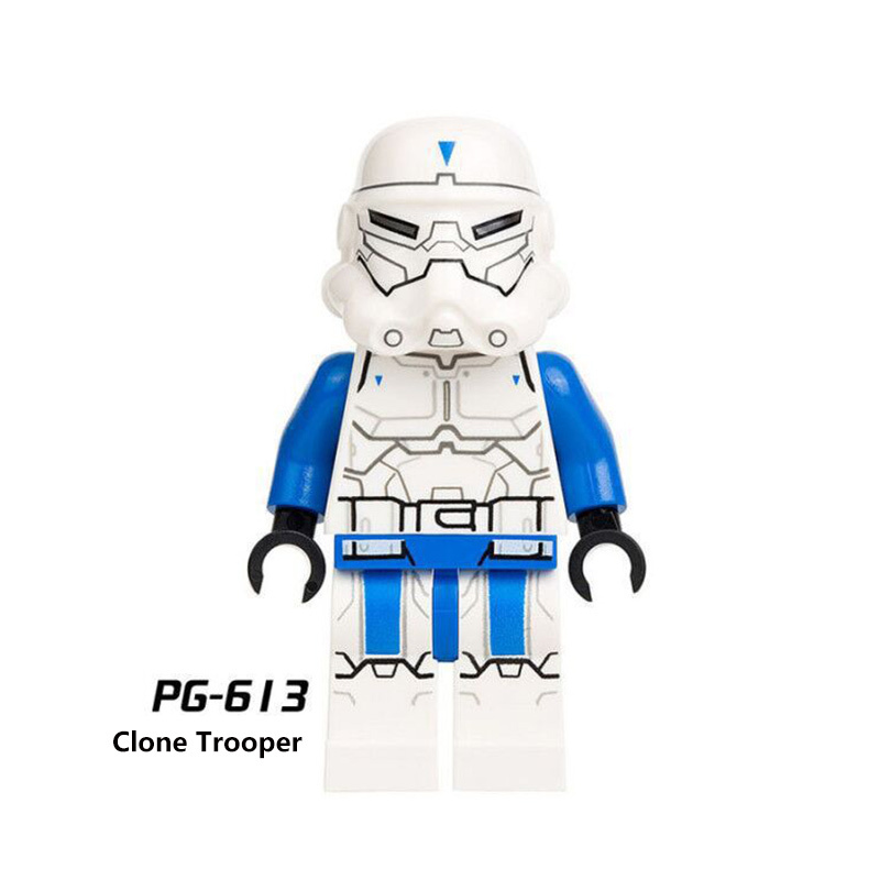 PG601-605 Star Wars Series Minifigs Building Blocks Science Fiction Clone Stormtroopers Cleanser Ahsoka Repairer Model Ameican Action Toys