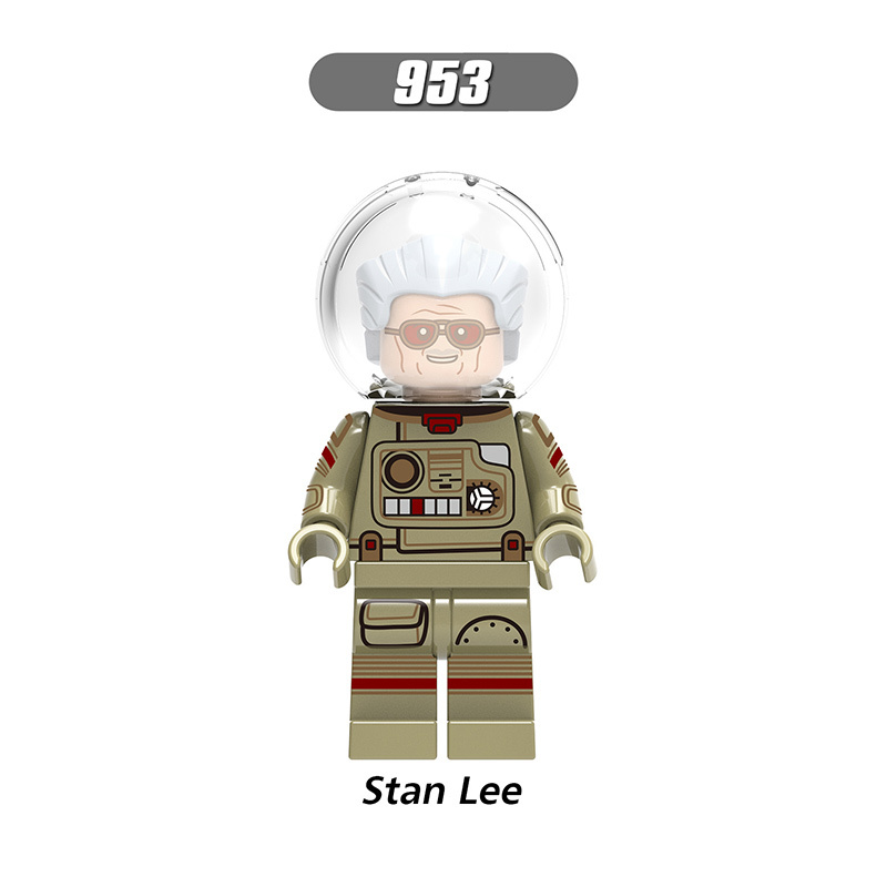 X0181 Marvel Superhero Series Harley Quinn Mutant Leader Minifigures Buildiing Blocks American DC Anime The Avengers Model Gift