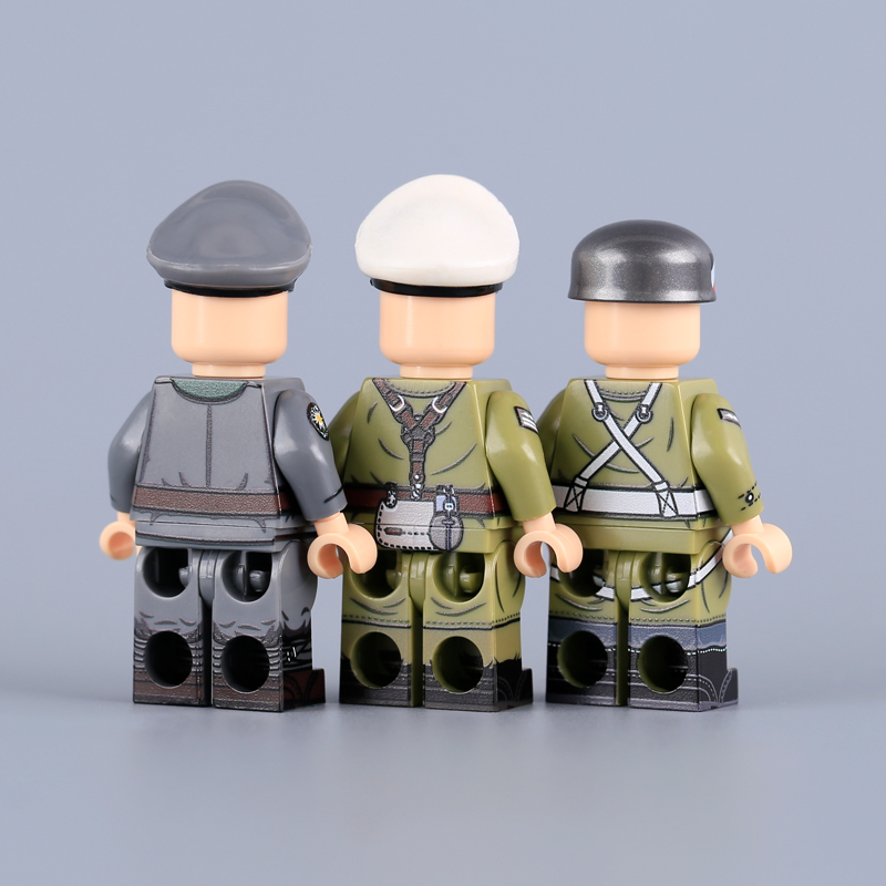 MTUV036 MTUV054-056 Military German Air Force Lieutenant General Action Figures Luftwaffe Commander in Chief of the Luftwaffe Building Blocks Children Toys Boys