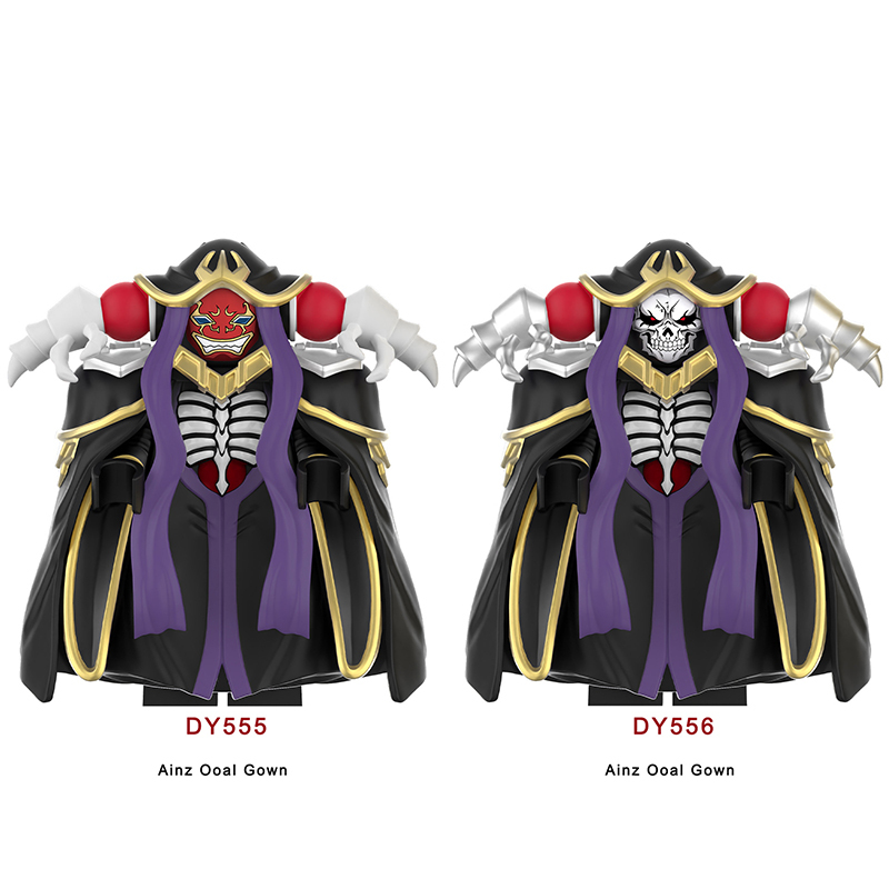 DY555 DY556 Cartoon TV Film Skeleton Sorcerer King  Minifigs Action Figure Dark Fantasy Sorcerer King Style Building Blocks Gifts Birthday Toys