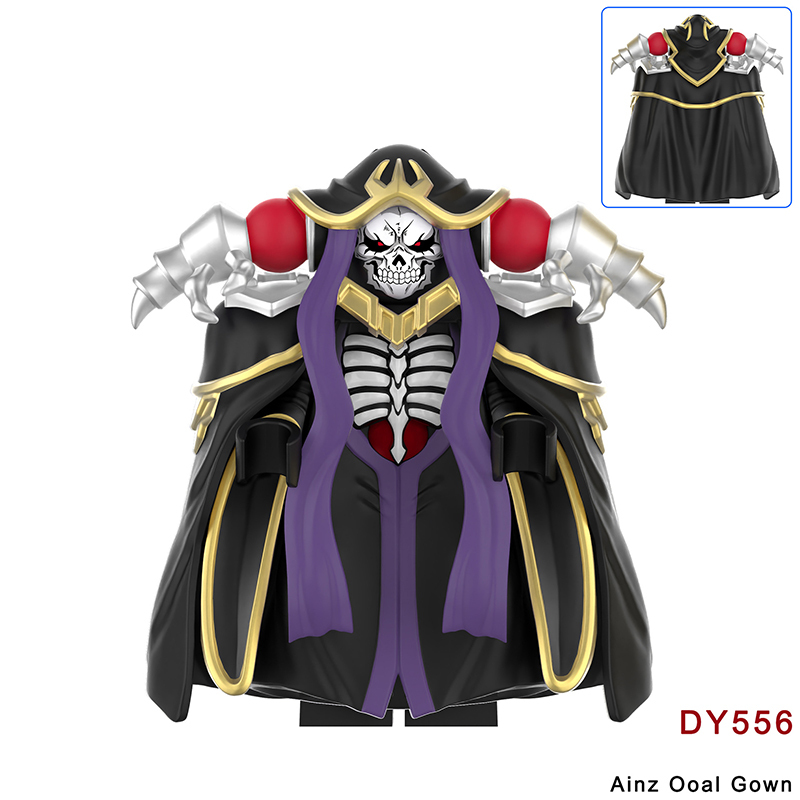 DY555 DY556 Cartoon TV Film Skeleton Sorcerer King  Minifigs Action Figure Dark Fantasy Sorcerer King Style Building Blocks Gifts Birthday Toys
