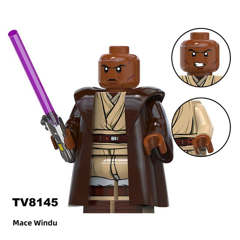 TV6117 Star Wars Series Minifigs Building Blocks 187 Clone Trooper  Anakin Skywalker Model Ameican Action Toys Gifts