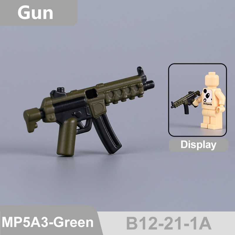 MOC City Military M4-SBR M4A1 M4A4 Accessories Building Blocks Gun Weapons M4 w/ Scope Silenced Container Toys Boys Gift