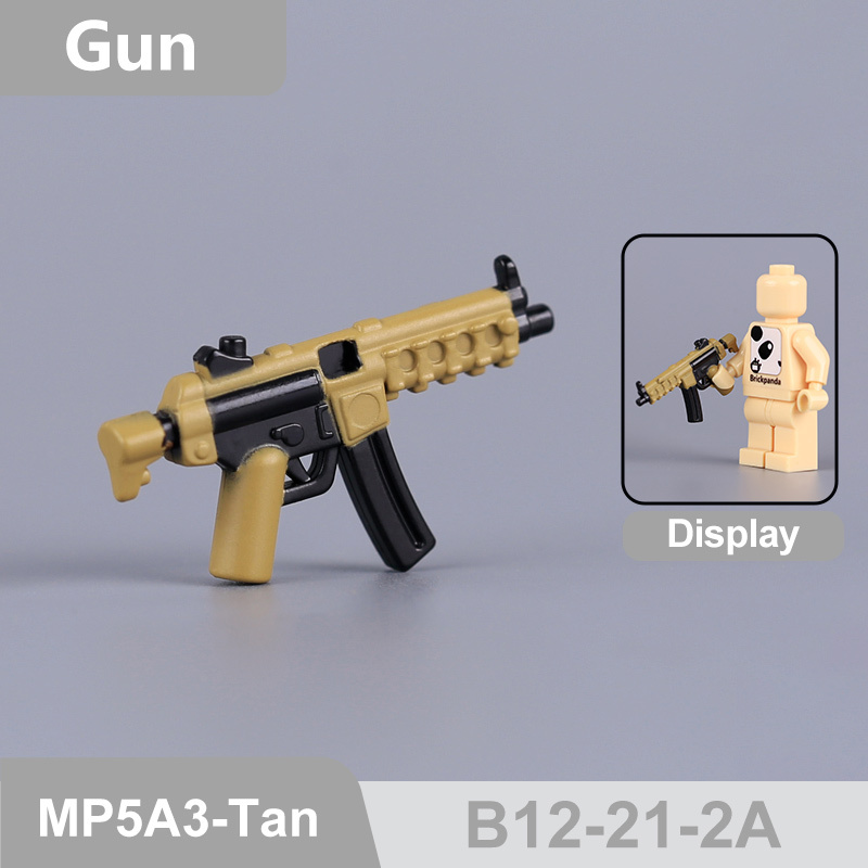 MOC City Military M4-SBR M4A1 M4A4 Accessories Building Blocks Gun Weapons M4 w/ Scope Silenced Container Toys Boys Gift