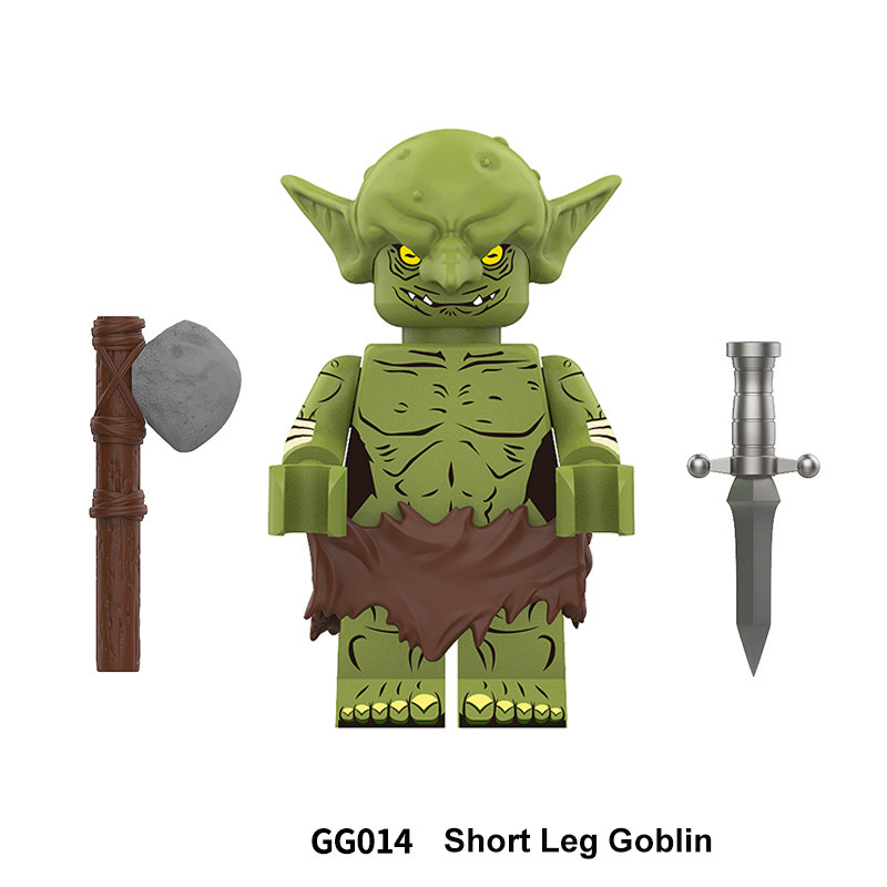 GK111 Medieval Knight Soldier Minifigs Sauron Weapon War Building Blocks The Lord of the Rings Action Figures City Toy Kids Gifts