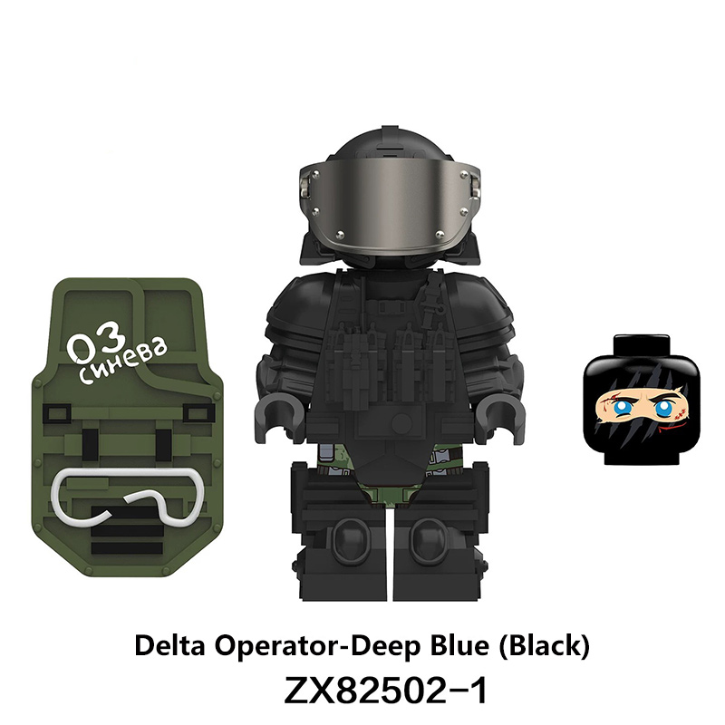 American Marine Corps Special Forces Soliders Minifigs Knee Pads