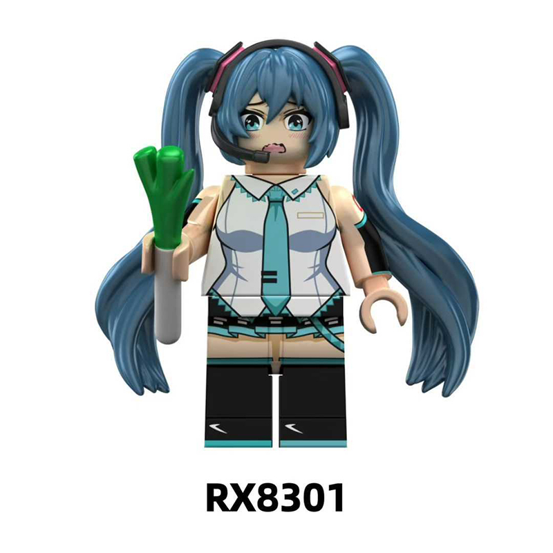 DXMH535A DXMH535B InuYasha Series Rumiko Takahashi Anime Dracule Higurashi Kagome Action Figure Building Blocks Decoration Children Gift