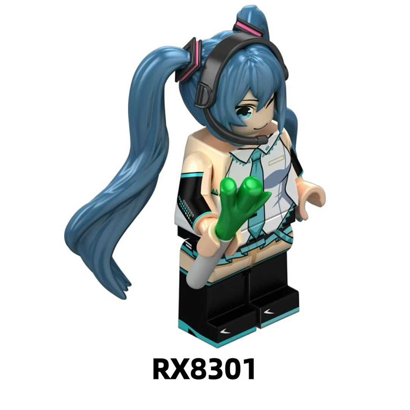 DXMH535A DXMH535B InuYasha Series Rumiko Takahashi Anime Dracule Higurashi Kagome Action Figure Building Blocks Decoration Children Gift