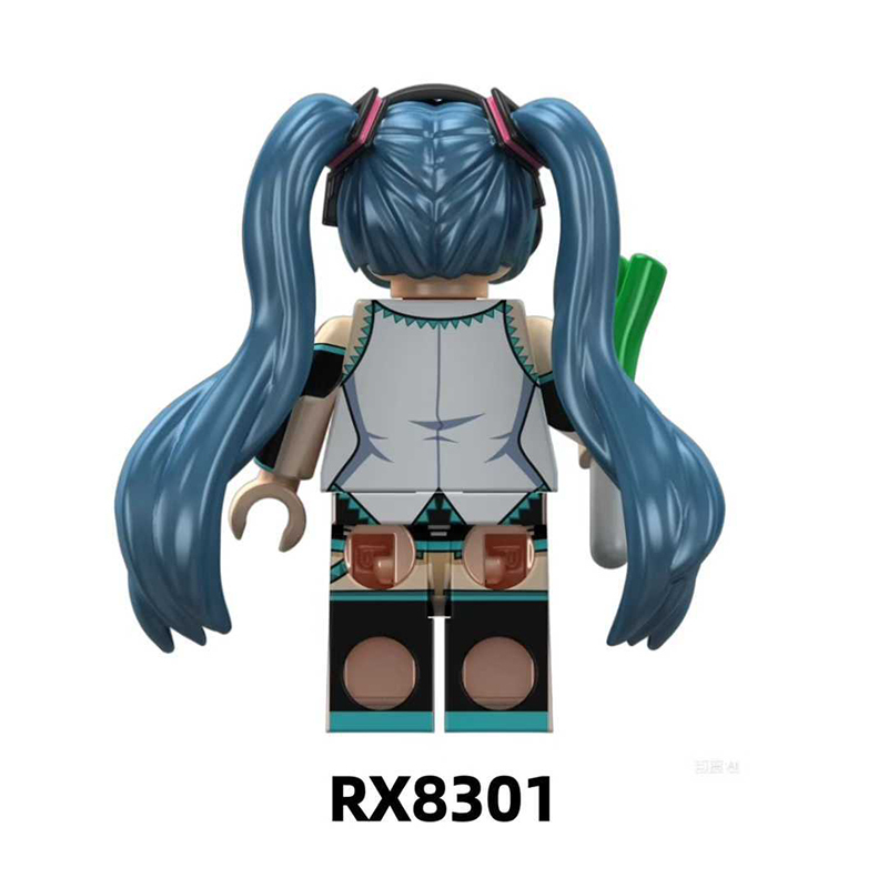 DXMH535A DXMH535B InuYasha Series Rumiko Takahashi Anime Dracule Higurashi Kagome Action Figure Building Blocks Decoration Children Gift