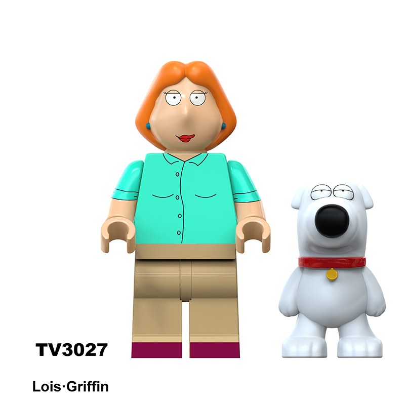 DY533 Series Family Guy Mini Anime Frieren Action Figure Peter Griffin Building Blocks Cartoon Movie Model Toys Decoration Children Gift PJ042