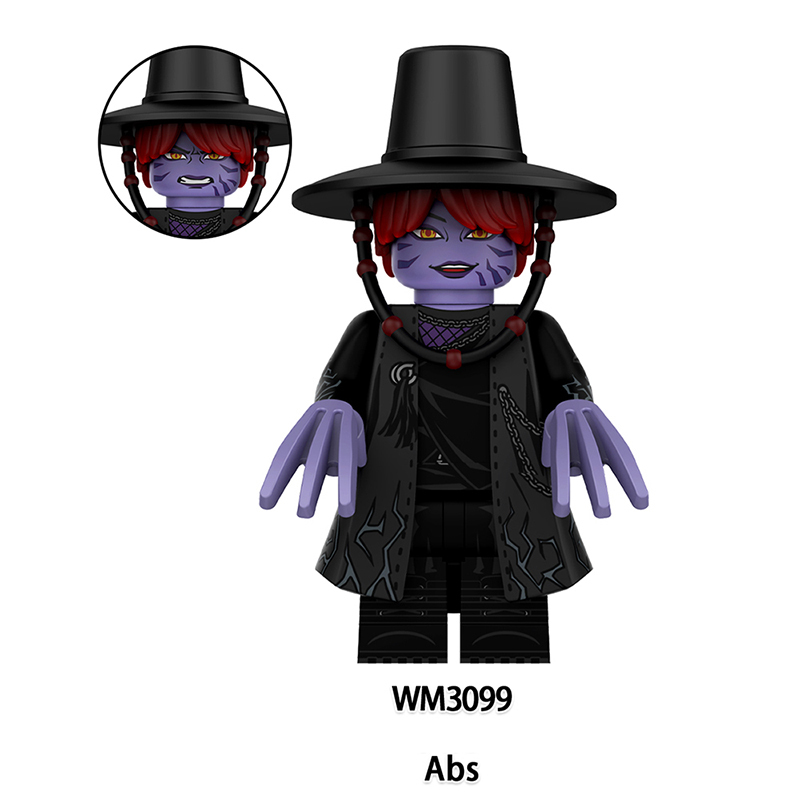 WM6230 Cartoon Butters Kpop Demon Hunters Minifigs Building Blocks Rumi Zoey Mira Action Figures Children Gifts Birthday Toys