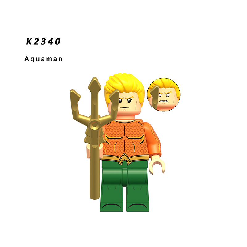 X0312 Super Heroes Marvel Justice League Minifigures Building Blocks Superman Wonder Woman Batman Aquaman Mera The Flash Cyborg Action Figures Mini Assemble Bricks Educational Toys for Children