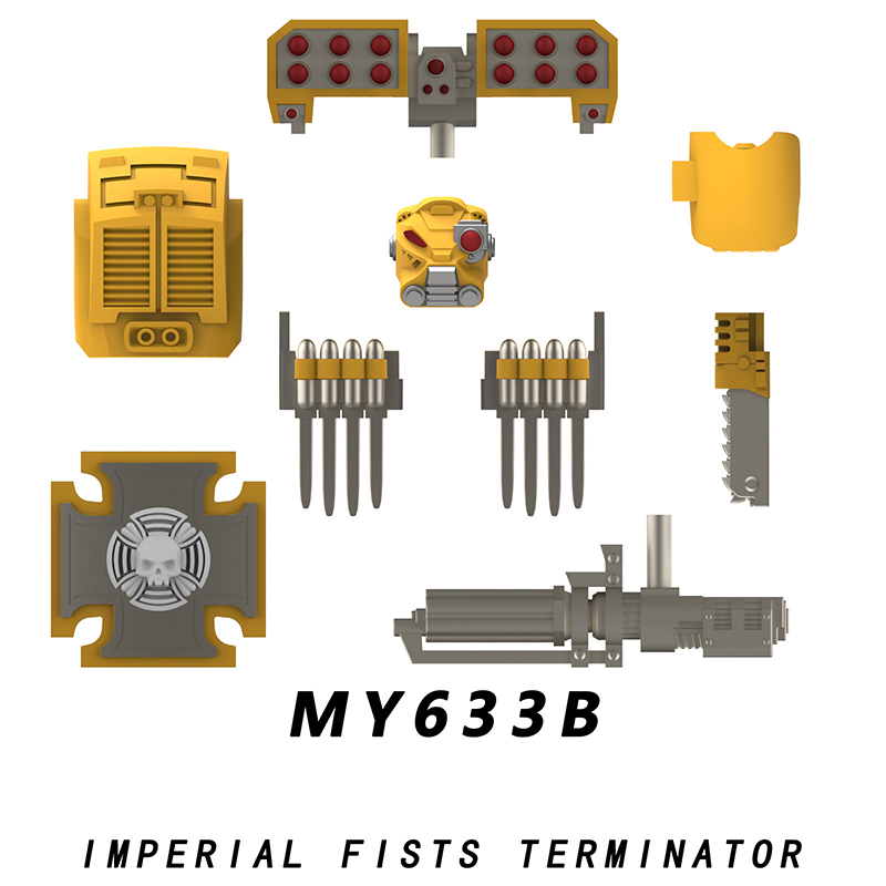 MY621-625 British Game Ultramarines Warhammer Blood Angels Minifigs Building Blocks Seraphim Geminae Superia Armour Helmet Toys Gift Boy