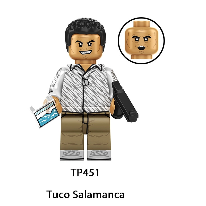 TP1055 American Movie Breaking Bad  Better Call Saul Minifigs Building Blocks Lalo Salamanca Figures Model Children Toys Boys
