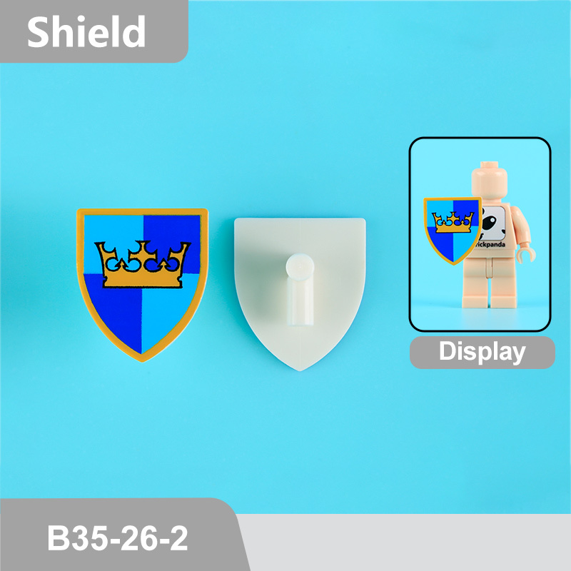 MOC Medieval Military Series Shield War Weapon Pack  Elk Building Blocks Soliders Action Figures Gun Accessories Brick Toys 3846