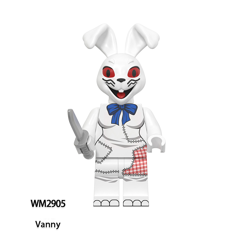 WM6206 Game Nightmare Freddy Phantom Foxy Action Figures Building Blocks Springtrap Minifigs Collection Children Birthday Gifts Toys