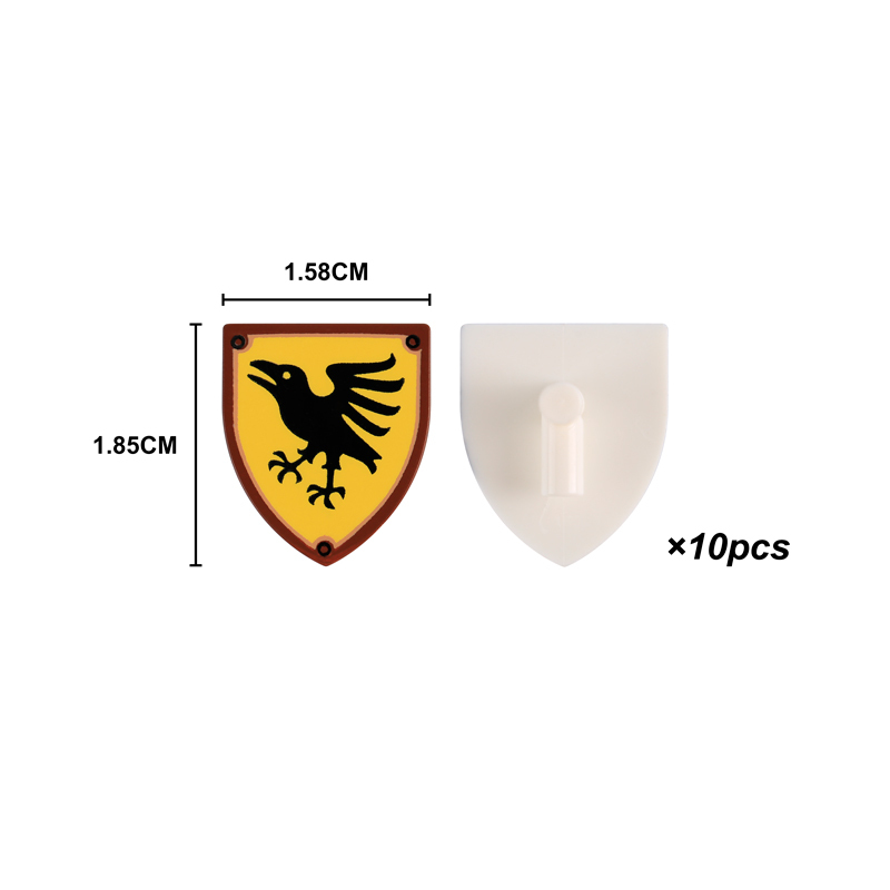MOC Medieval Military Series Shield War Weapon Pack  Elk Building Blocks Soliders Action Figures Gun Accessories Brick Toys 3846