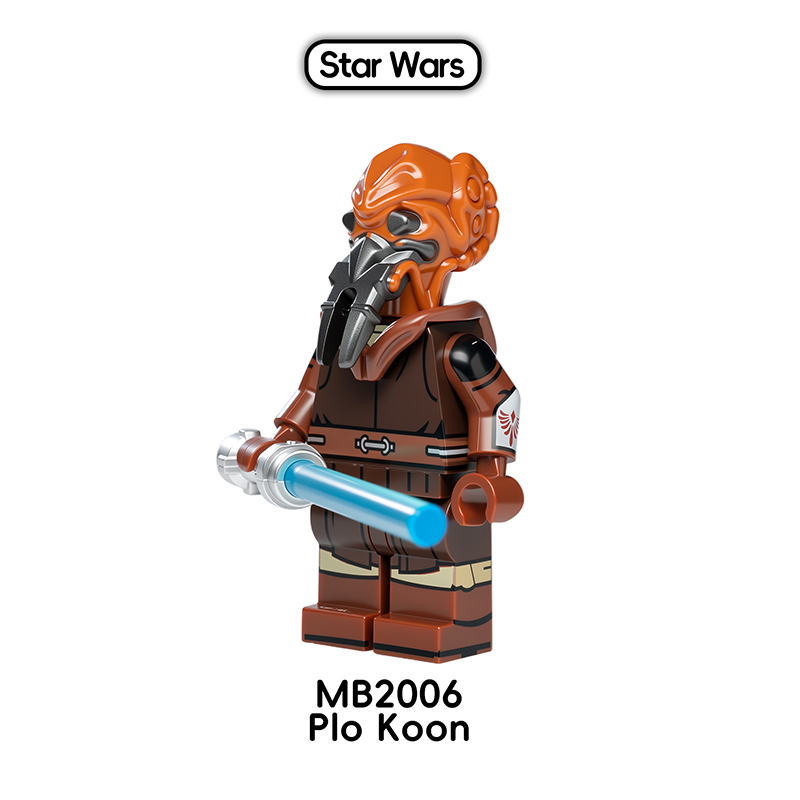 MB2001-2003 Star Wars Darth Desolous Revan Action Figures Building Block Kit FistoMinifigs Blocks Children Toys Gifts