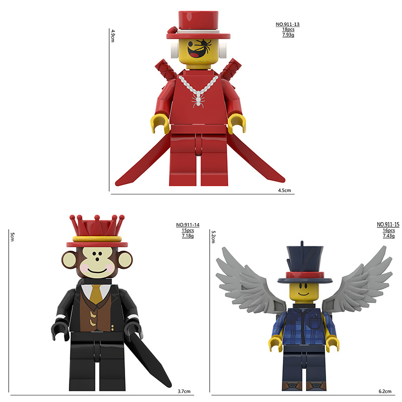 911-5 Game Hollow Knight: 99 Nights in the Forest Action Figures Games Building Blocks Goat Monster Cartoon Hallownest Children Toys Halloween Gifts