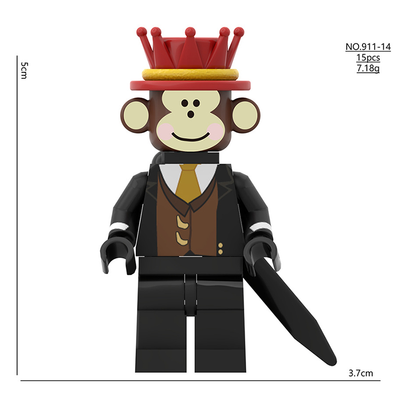 911-5 Game Hollow Knight: 99 Nights in the Forest Action Figures Games Building Blocks Goat Monster Cartoon Hallownest Children Toys Halloween Gifts