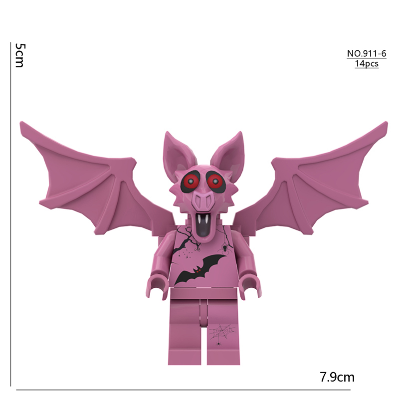 911 731STU Game Hollow Knight: 99 Nights in the Forest Action Figures Games Building Blocks Goat Monster Cartoon Hallownest Children Toys Halloween Gifts