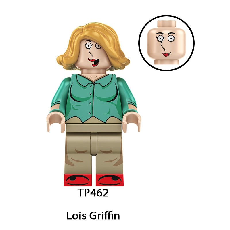 TP1057 Series Family Guy Mini Anime Frieren Action Figure Peter Griffin Building Blocks Meg Stewie Lois  Joe Children Gift Toys